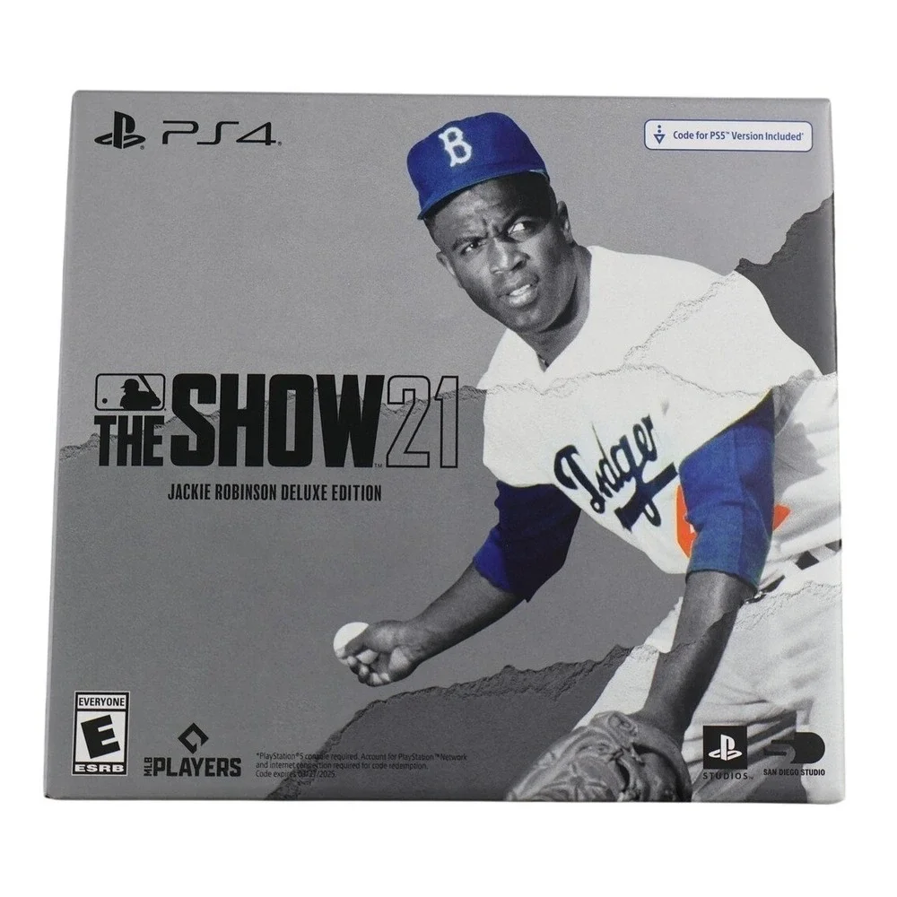 MLB The Show 21 Jackie Robinson Deluxe Edition PS4‎ San Diego Studio 2021